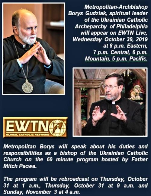 EWTN Gudziak October 2019
